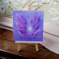 Soulful Angel Baby (Gallery Wrapped Canvas with Wood Easel)  *ADOPTED*