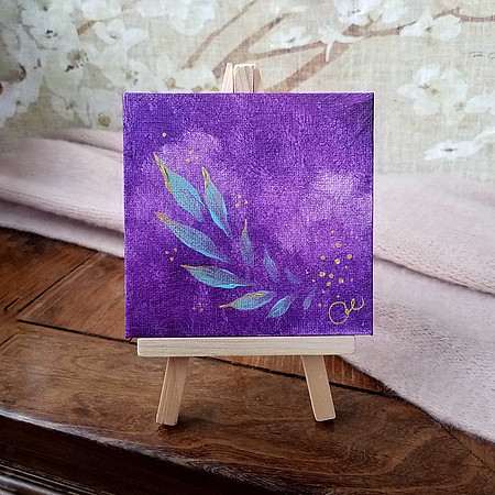 Magic Angel Baby (Gallery Wrapped Canvas with Wood Easel)