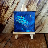 Healing Angel Baby (Gallery Wrapped Canvas with Wood Easel) *ADOPTED*