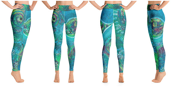 Sea Harmony High Waisted Leggings