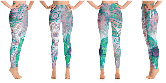 Peaches and Dreams High Waisted Leggings
