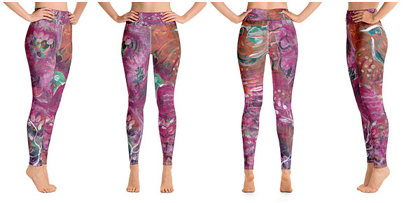 Flight of Fancy High Waisted Leggings