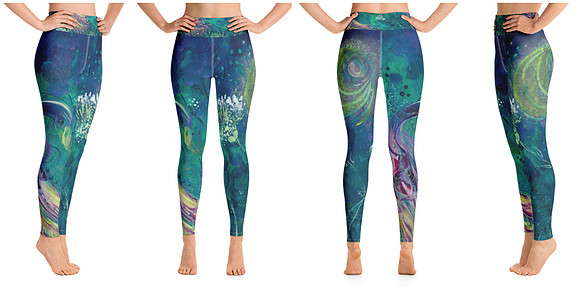 The Dandelion Queen High Waisted Leggings