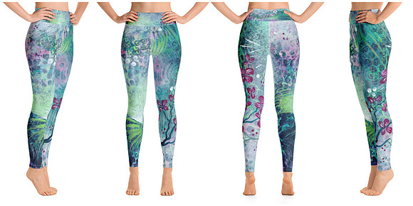 Sakura High Waisted Leggings