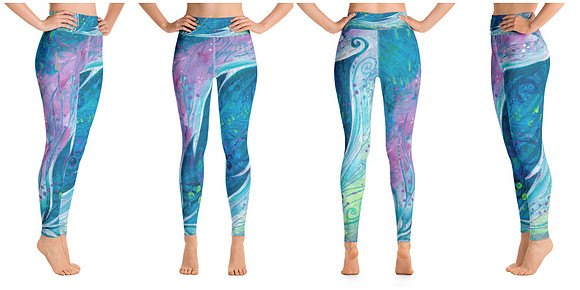 Flutterby High Waisted Leggings