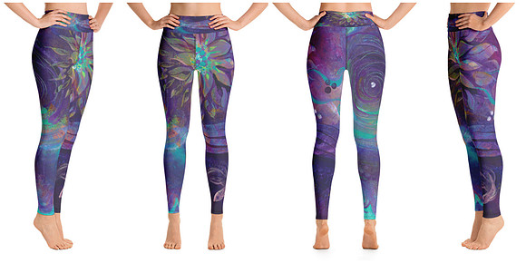 Fathomless Mystery High Waisted Leggings