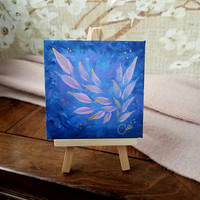 Trust Angel Baby (Gallery Wrapped Canvas with Wood Easel) *ADOPTED*