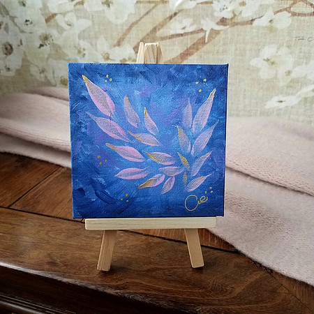 Trust Angel Baby (Gallery Wrapped Canvas with Wood Easel) *ADOPTED*
