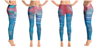 The Sun and The Moon and The Deep Blue Sea Leggings